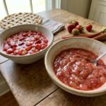 Strawberry Rhubarb Pie Filling (2 Ways: No-Cook and Easy 5 Minute Cooked Recipe)