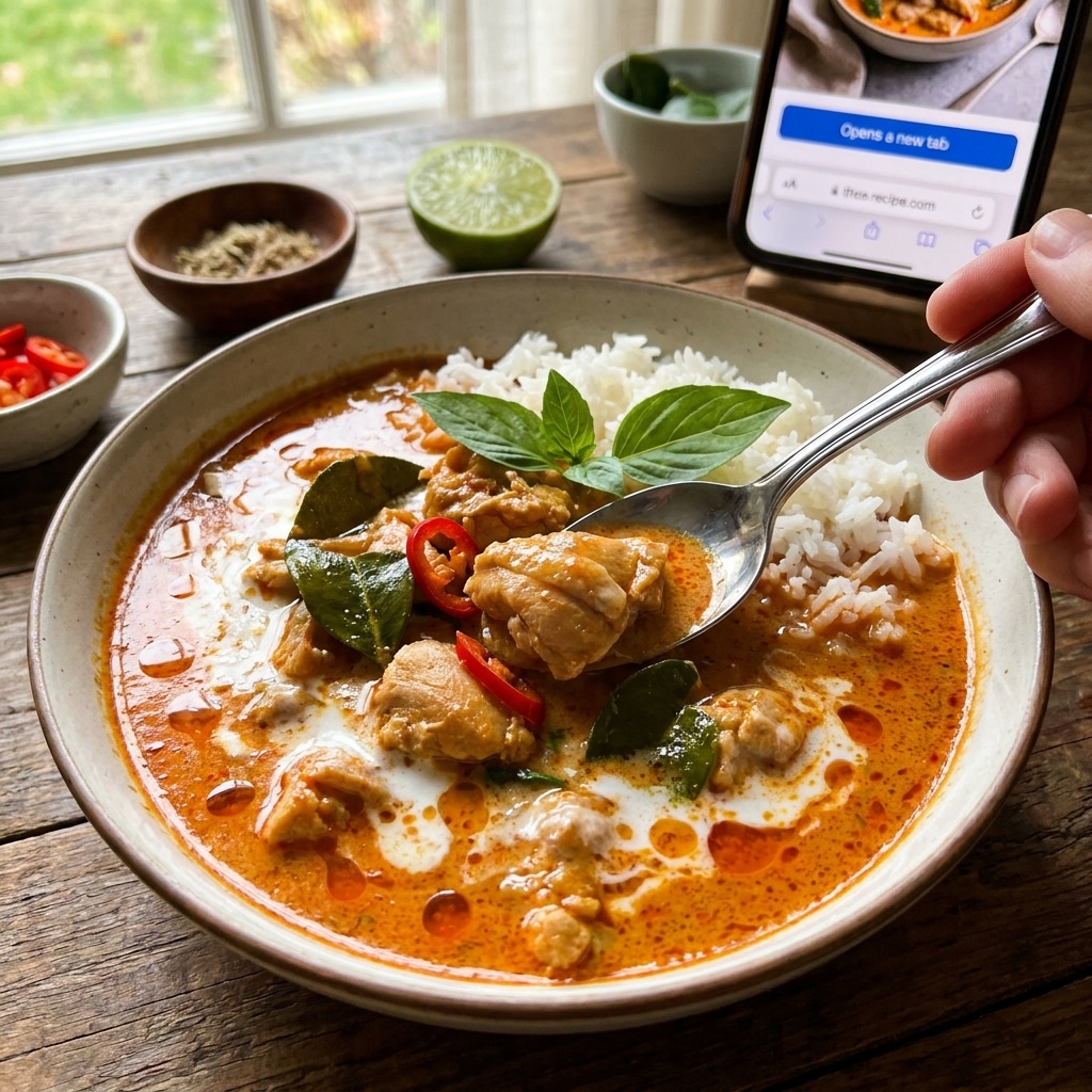 Thai Red Curry Chicken