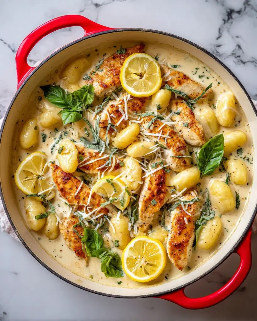 Lemon Chicken Gnocchi Recipe