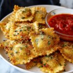 Crispy Baked Parmesan Ravioli Recipe