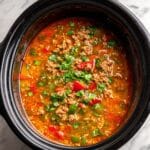 Crockpot Stuffed Pepper Soup Recipe