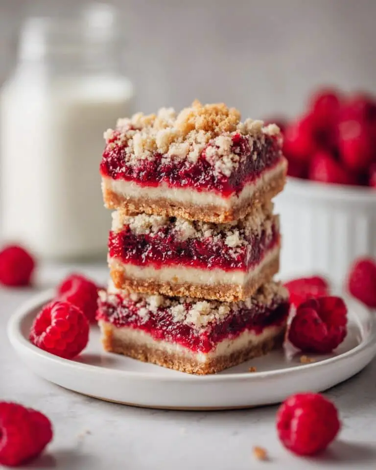 Raspberry Shortbread Bars Recipe