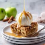Apple Bread Pudding with Cinnamon and Maple Recipe