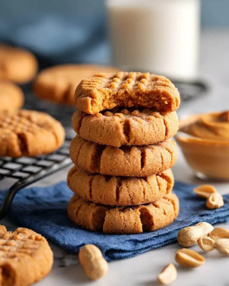 Old-Fashioned Peanut Butter Cookies Recipe