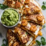 Breakfast Quesadillas with Potatoes, Eggs, and Cheese Recipe