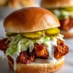 Crispy Buttermilk Chicken Sandwich with Herb Ranch Sauce Recipe