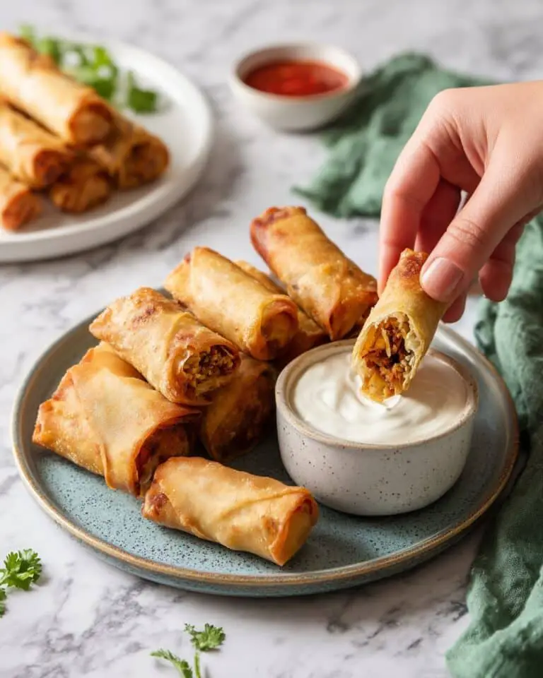 Philly Cheesesteak Egg Rolls Recipe
