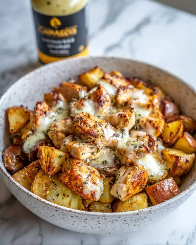 Garlic Parmesan Chicken and Potatoes Recipe