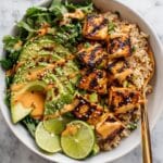 Honey Glazed Salmon Rice Bowls Recipe