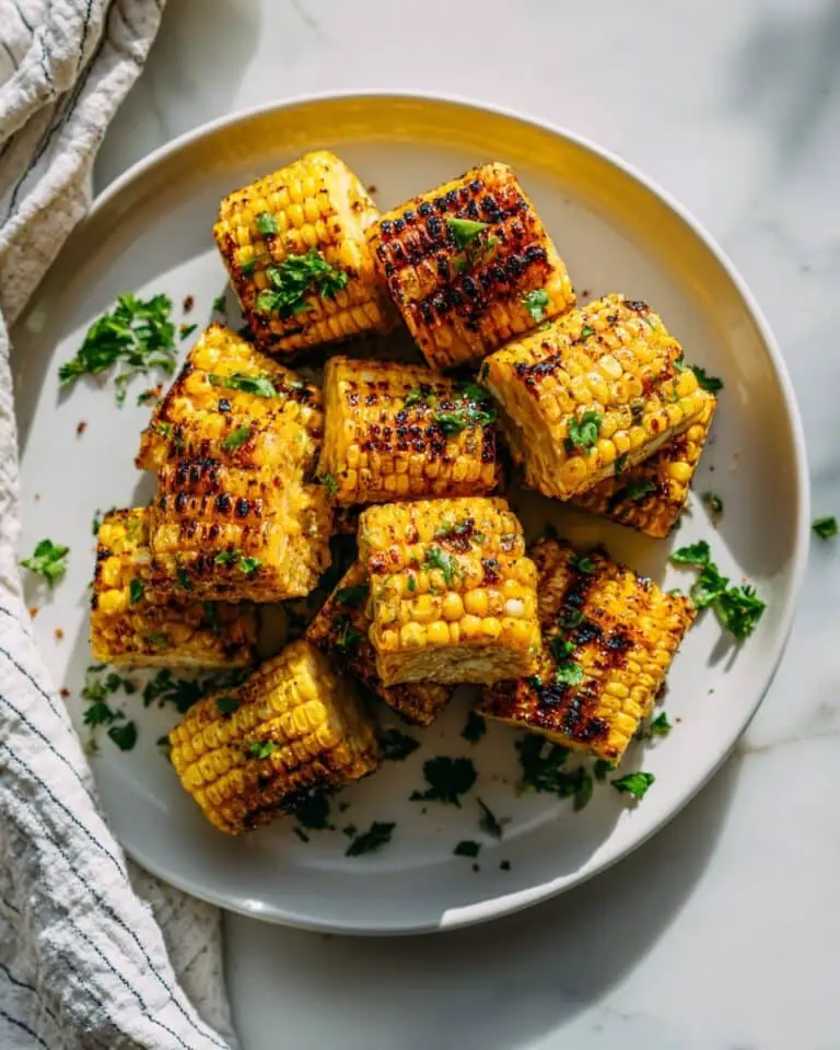 Cheesy Corn Ribs with Seasoned Garlic Butter Recipe