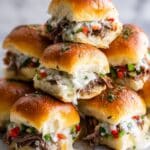 Easy Philly Cheesesteak Sliders Recipe