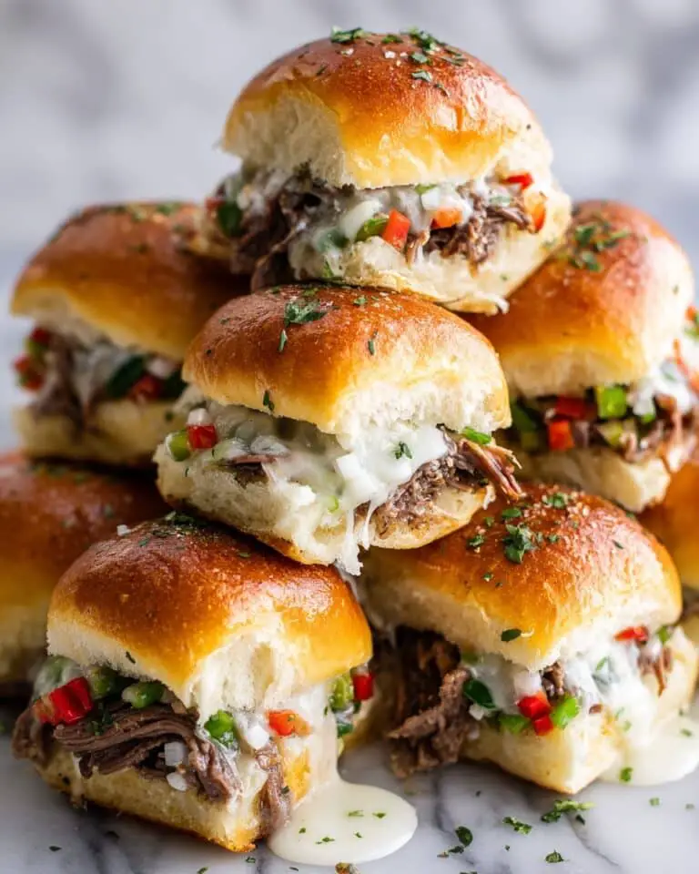 Easy Philly Cheesesteak Sliders Recipe