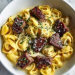 Garlic Steak Tortellini Recipe