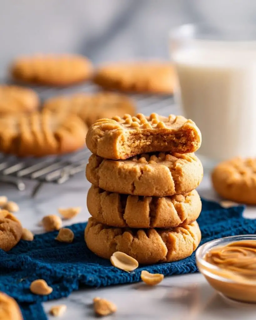 Old-Fashioned Peanut Butter Cookies Recipe