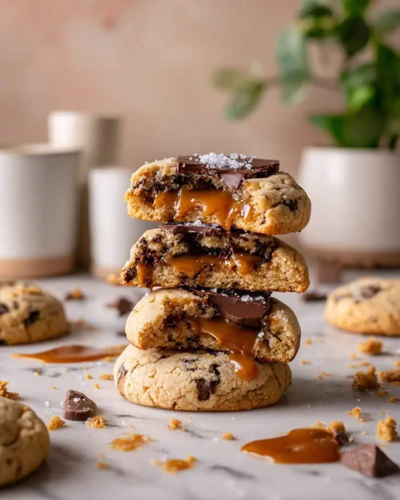 Miso Caramel Stuffed Cookies Recipe