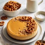 Salted Caramel Cheesecake with Pretzel Crust Recipe