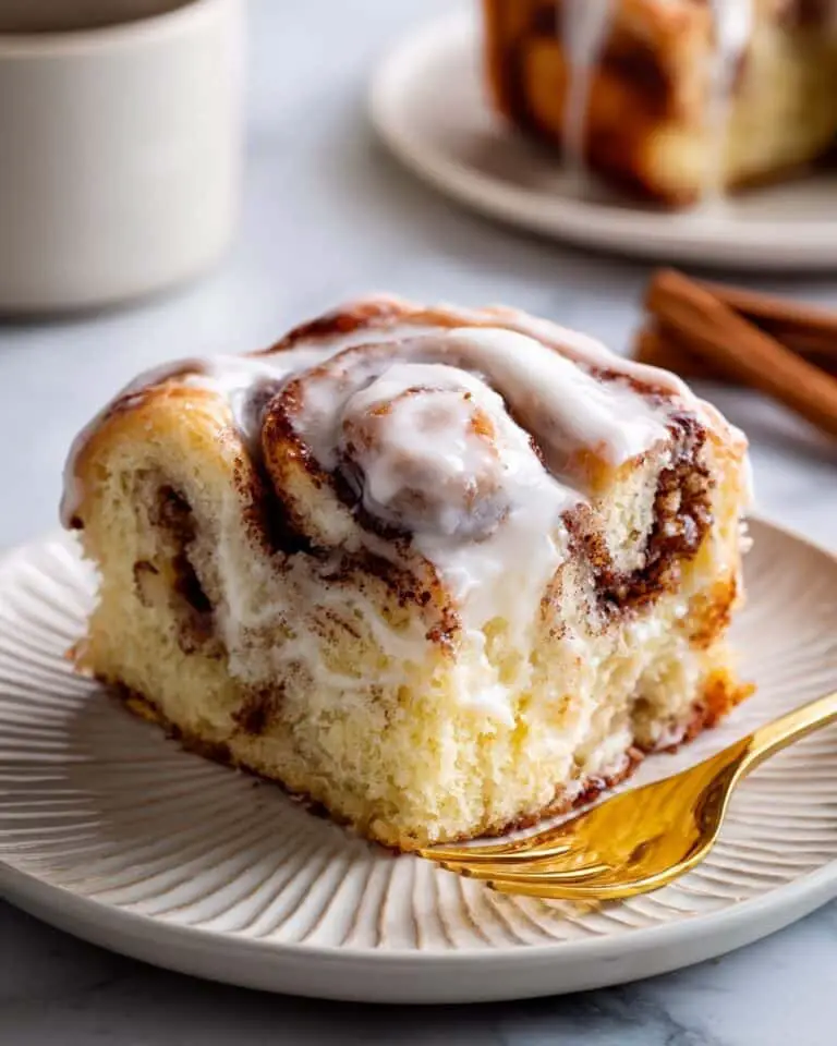 Cinnamon Roll Bread Pudding with Cream Cheese Icing Recipe