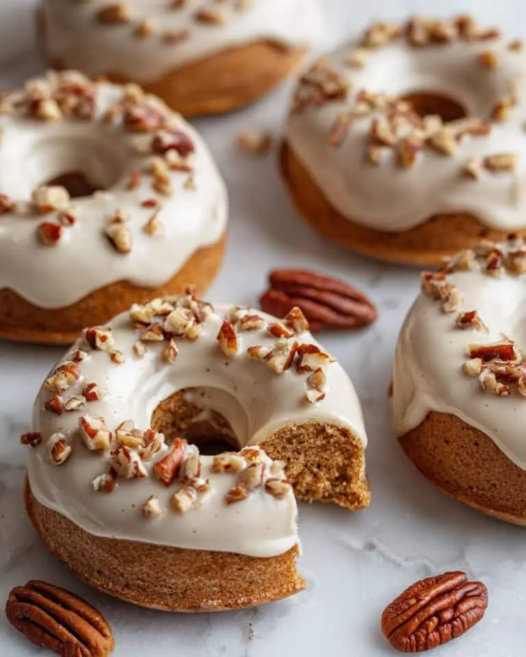 Brown Butter Maple Pecan Donuts Recipe