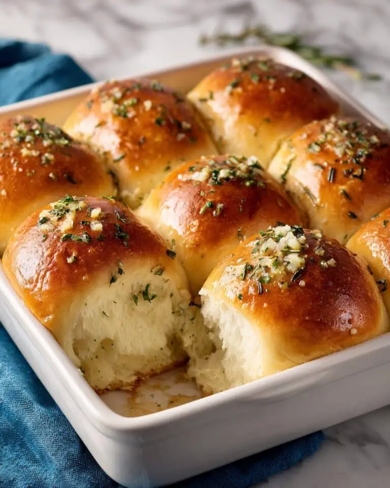 Garlic Herb Pull Apart Rolls Recipe