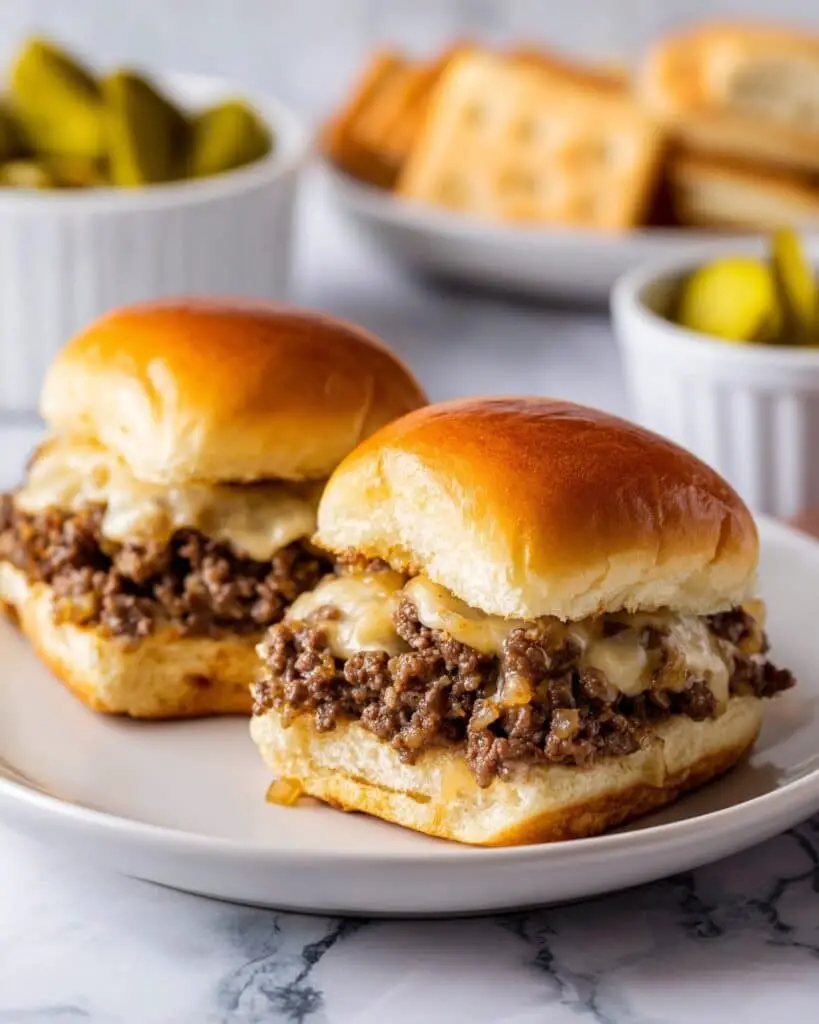 Slow Cooker Philly Cheesesteak Sloppy Joes Recipe