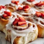 Strawberry Shortcake Cinnamon Rolls Recipe