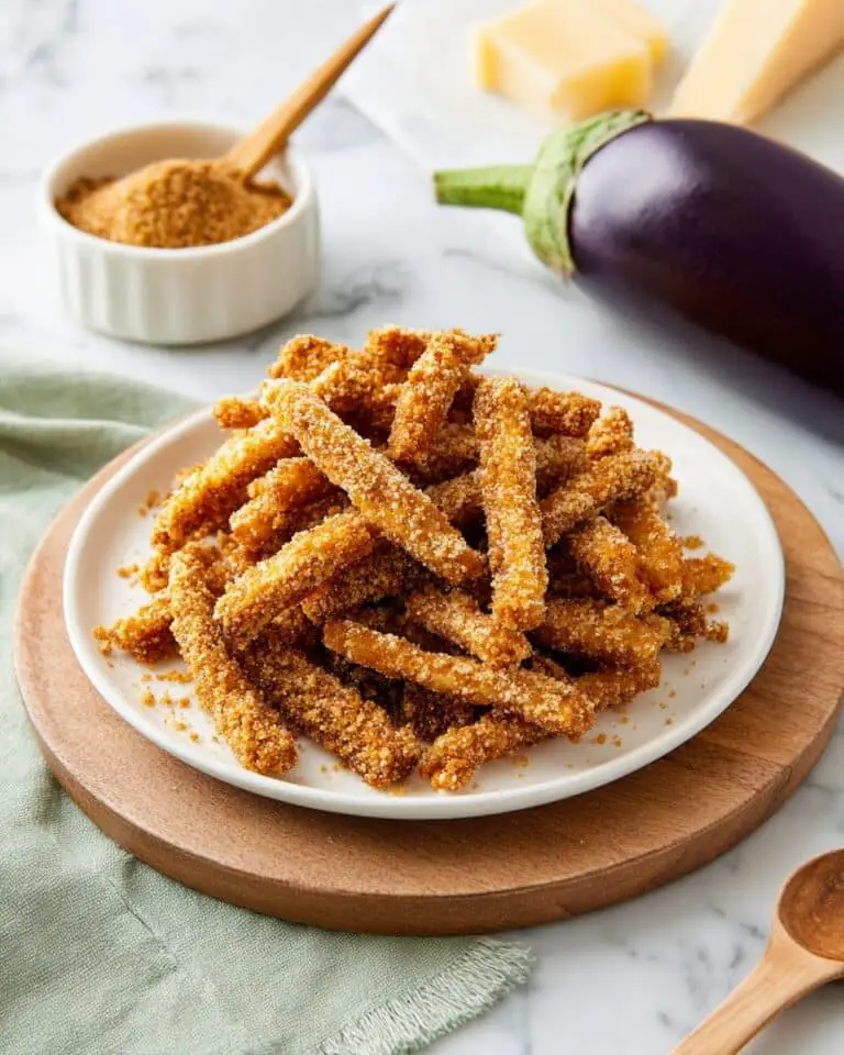 Crispy Baked Eggplant Sticks Recipe