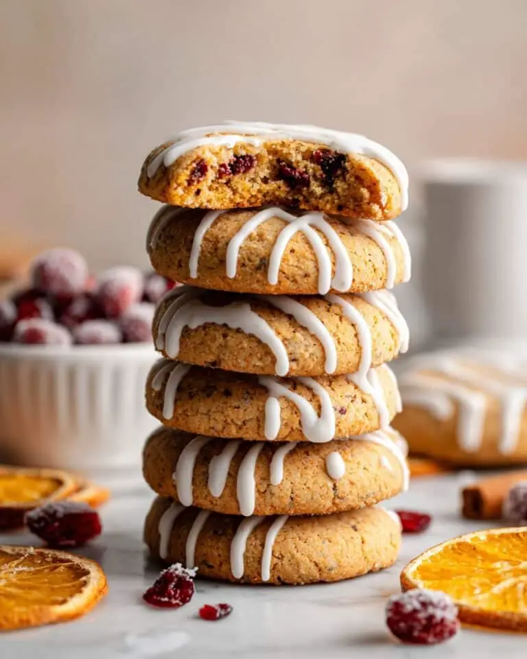 Cranberry Orange Shortbread Cookies Recipe