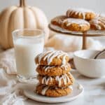 Brown Butter Iced Pumpkin Oatmeal Cookies Recipe