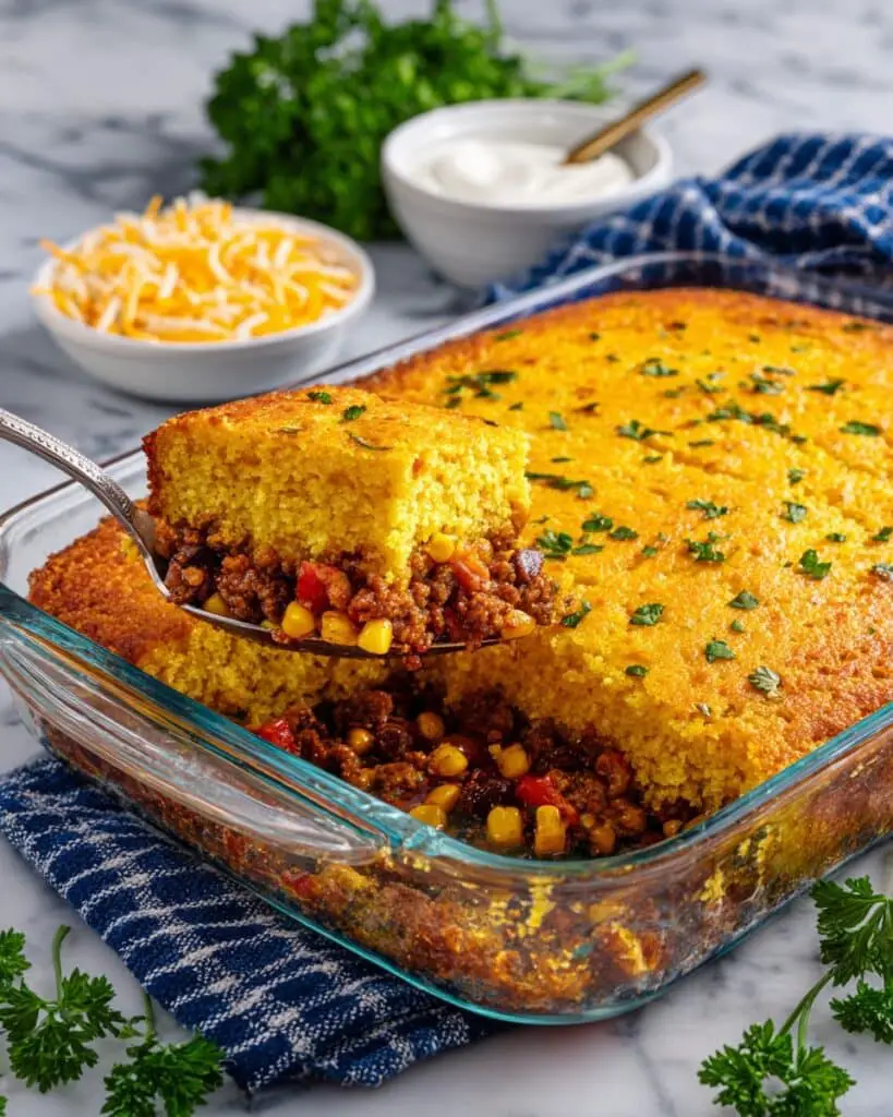 Cowboy Cornbread Casserole Recipe