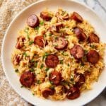 Slow Cooker Sausage and Sauerkraut Recipe