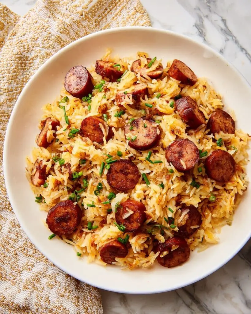 Slow Cooker Sausage and Sauerkraut Recipe