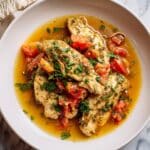 Slow Cooker Tomato Garlic Chicken with Herbs Recipe