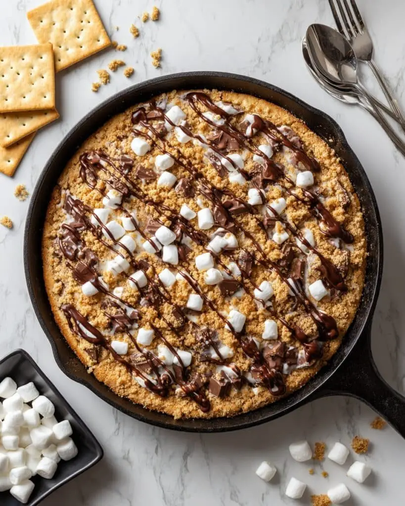 S’mores Skillet Cookie Recipe