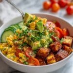 Honey Mustard Pretzel Chicken Bowls Recipe