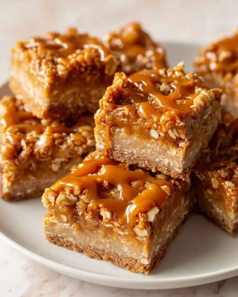 Caramel Apple Oatmeal Bars Recipe