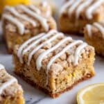 Lemon Cookie Bars with White Chocolate Recipe