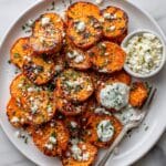 Crispy Ranch Smashed Sweet Potatoes Recipe