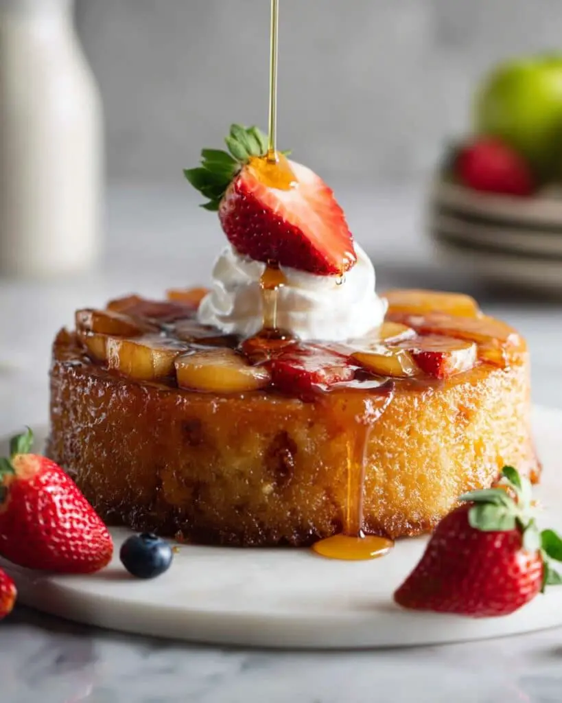 Caramel Apple Upside Down French Toast Bake Recipe