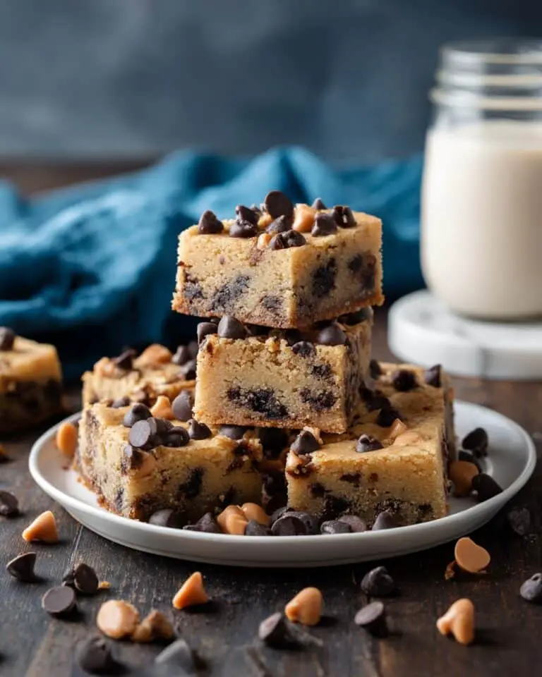 Peanut Butter Chocolate Chip Cookie Bars Recipe