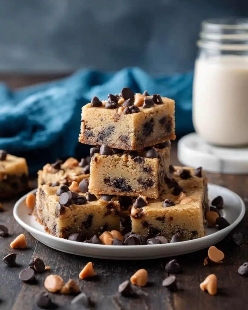 Peanut Butter Chocolate Chip Cookie Bars Recipe