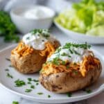 BBQ Chicken Stuffed Baked Potatoes Recipe