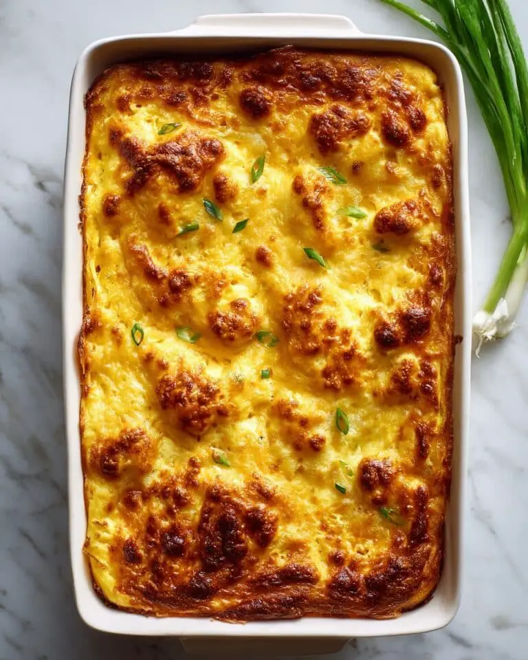 Tater Tot Breakfast Casserole with Sausage and Veggies Recipe