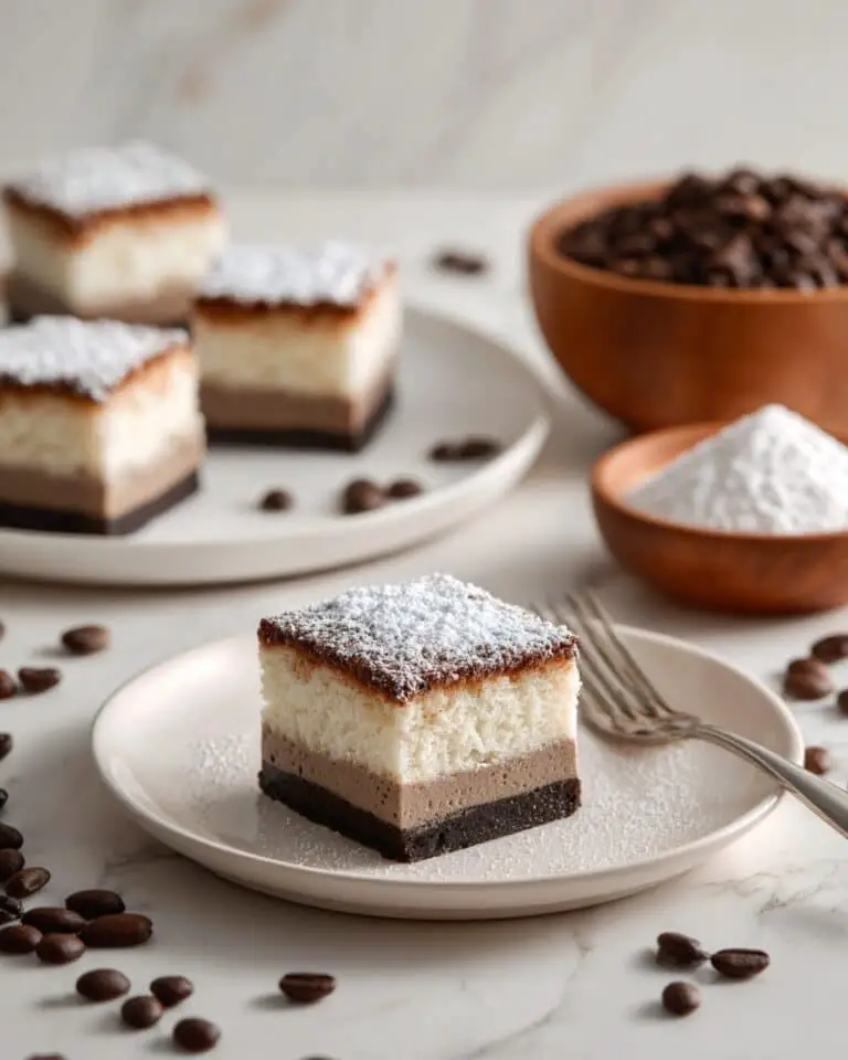 Three-Layer Magic Coffee Cake Recipe