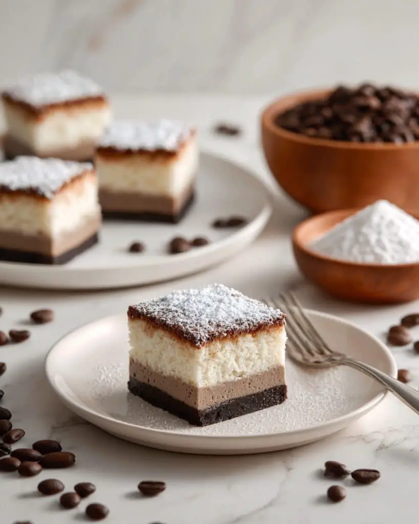 Three-Layer Magic Coffee Cake Recipe