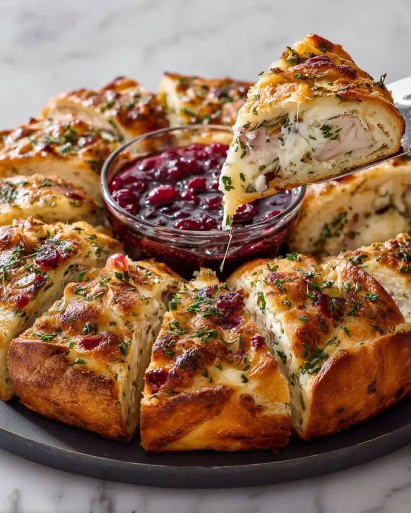 Cranberry Turkey Crescent Ring Recipe