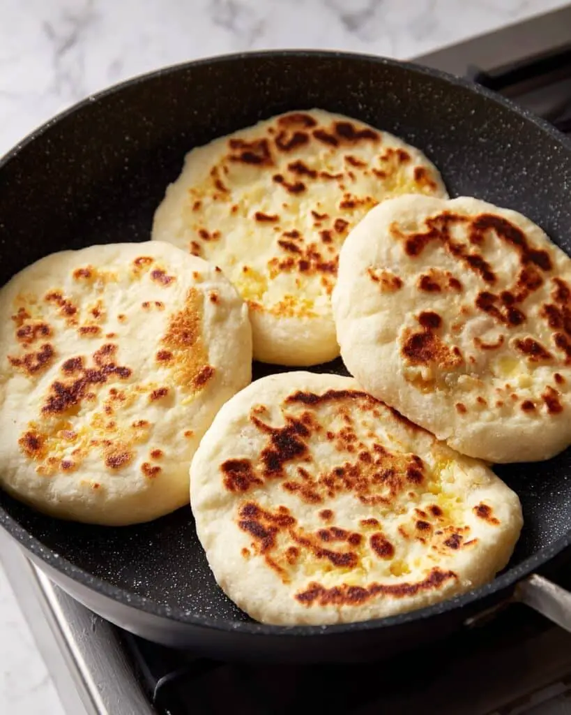 No-Oven Mini Flatbreads: Puff Up in Seconds in a Hot Pan Recipe
