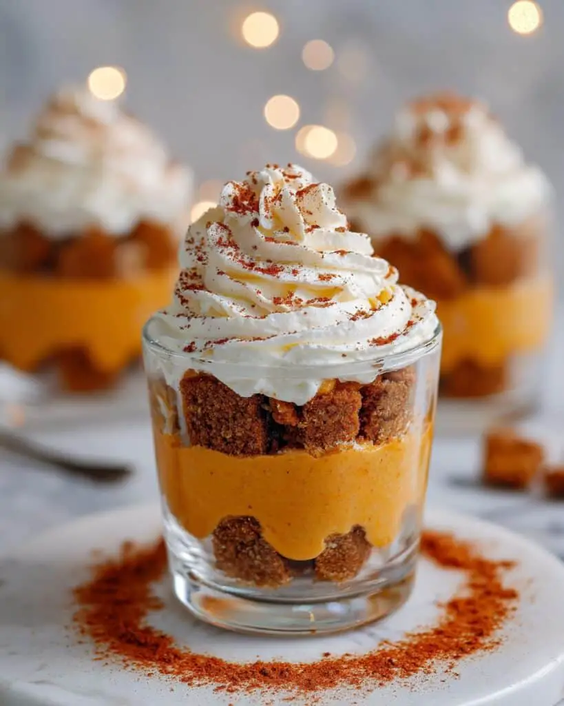 Pumpkin Tiramisu in Dessert Cups Recipe