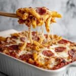 Italian Cheesy Pasta Bake with Salame Recipe