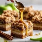 Salted Caramel Apple Crumb Bars Recipe