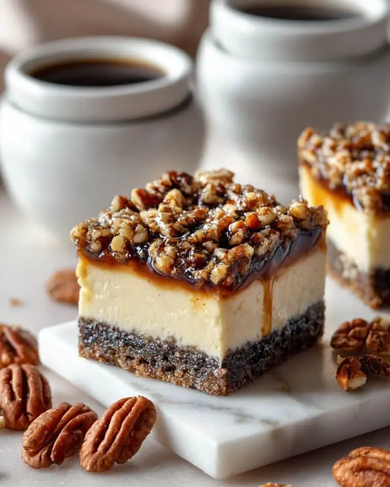 Pecan Pie Cheesecake Bars Recipe